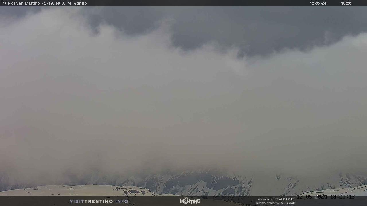 Webcam Pale di San Martino dal Col Margherita - Falcade, Dolomiti Superski