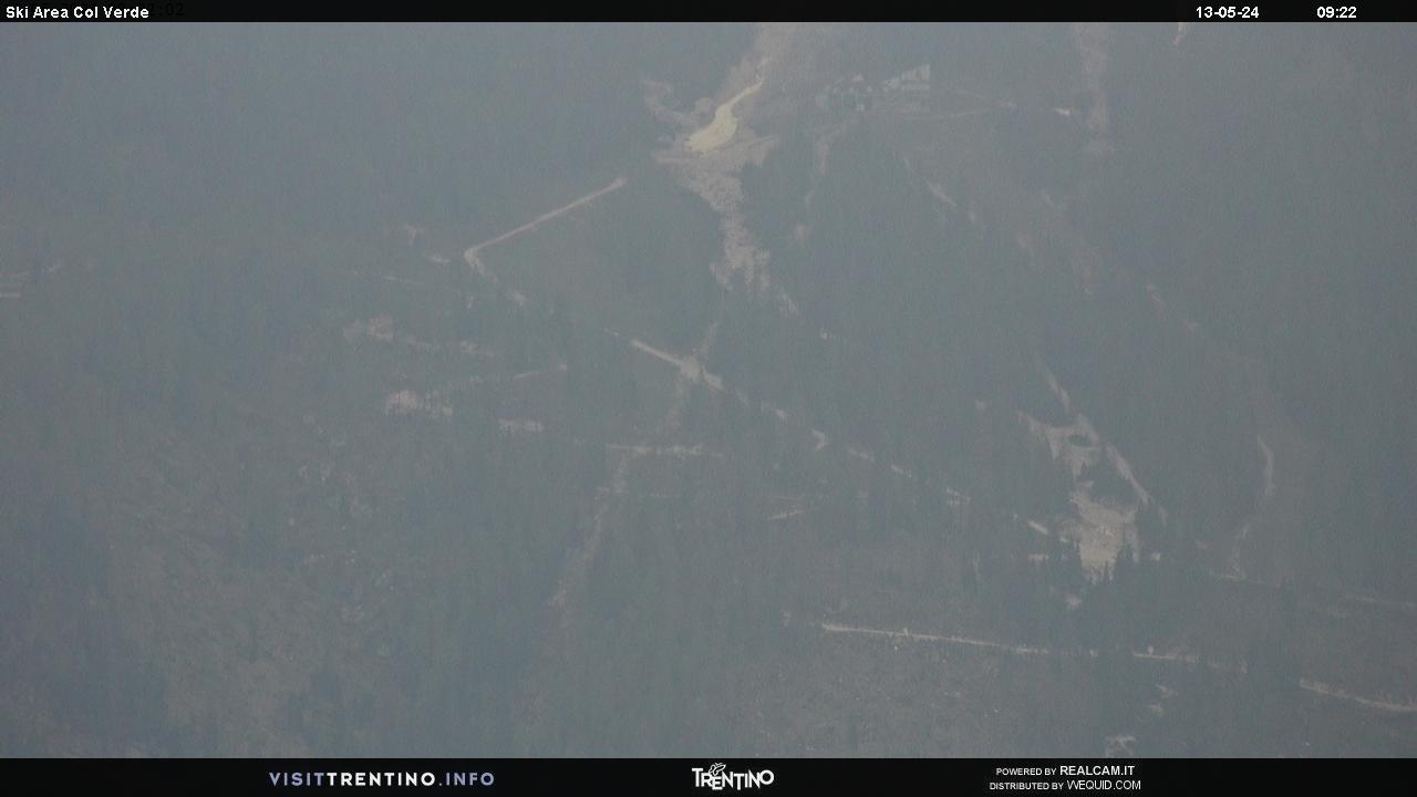 Webcam Col Verde - San Martino di Castrozza, Dolomiti Superski